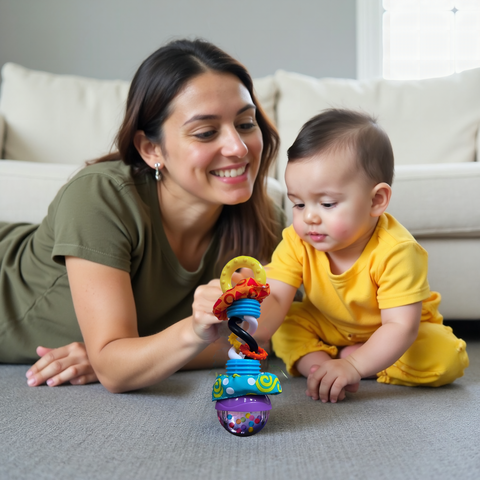 Playgro Super shaker rattle & teether 3m+
