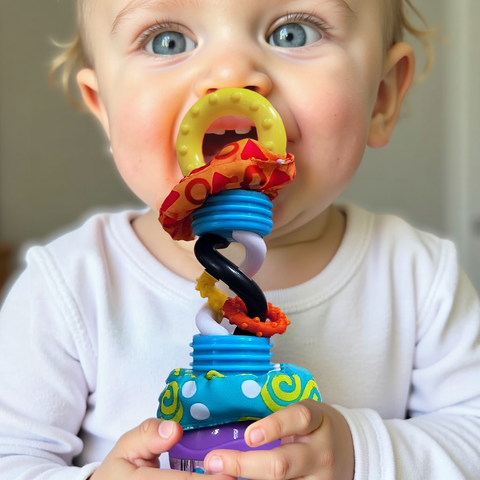 Playgro Super shaker rattle & teether 3m+