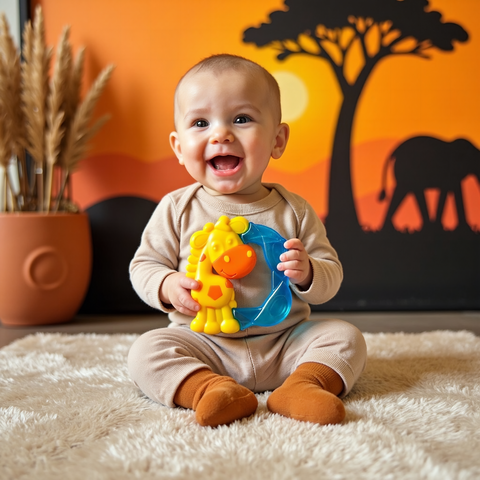 Playgro Jerry Giraffe Water Teether 3m+