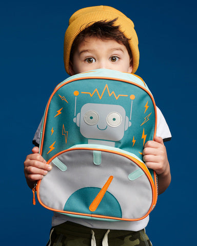 Skip Hop Spark Style Little Kid Backpack "Robot"