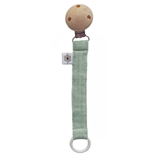 Summerville organic Ekologisk Nappklämma Muslin Cameo Grön