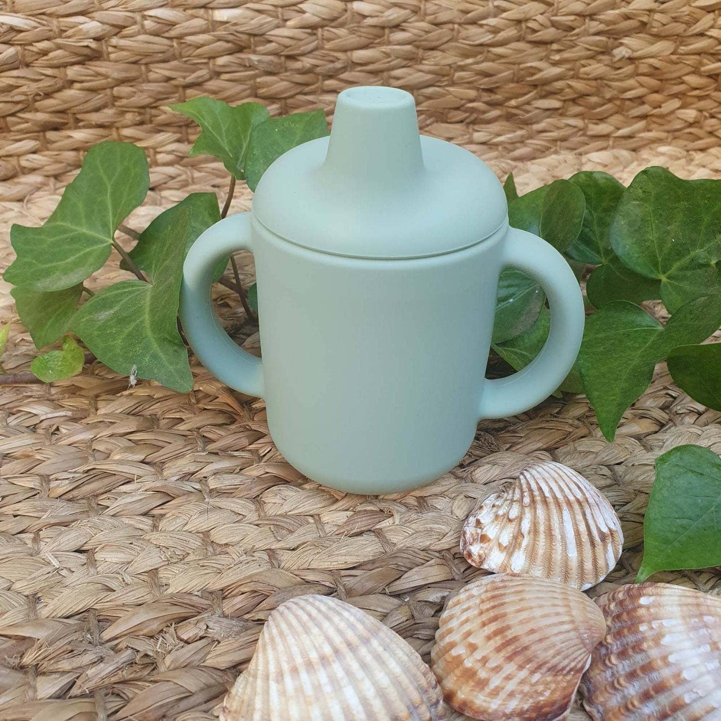Sippy cup silikon cameo grön