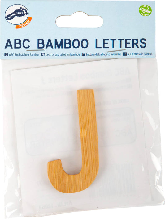 small foot small foot ABC bokstäver bambu J | brev tåg | trä