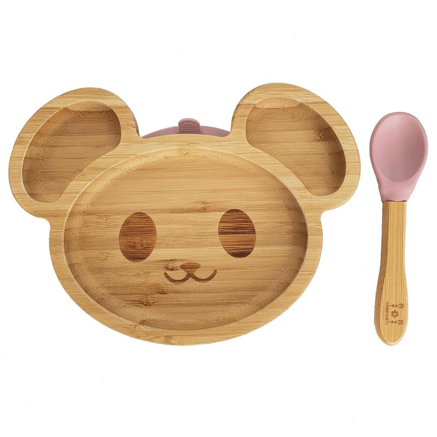 Barn Bambu Porslin Mus Pale Mauve