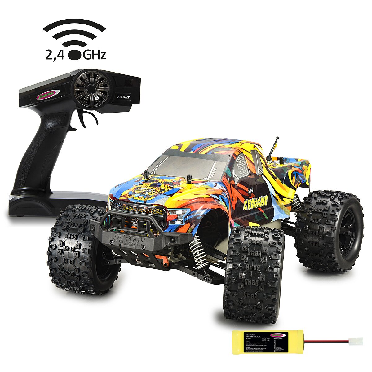 JAMARA Crossmo Monstertruck 4WD 1:10 NiMh 2,4GHz