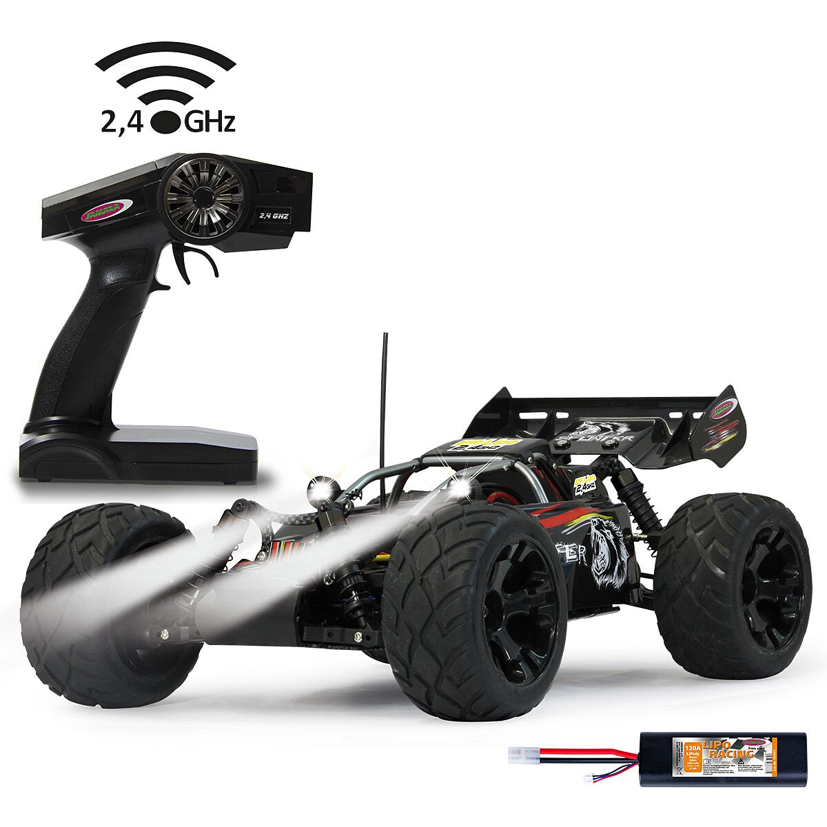 JAMARA Splinter Desertbuggy 4WD 1:10 Lipo 2,4GHz with LED