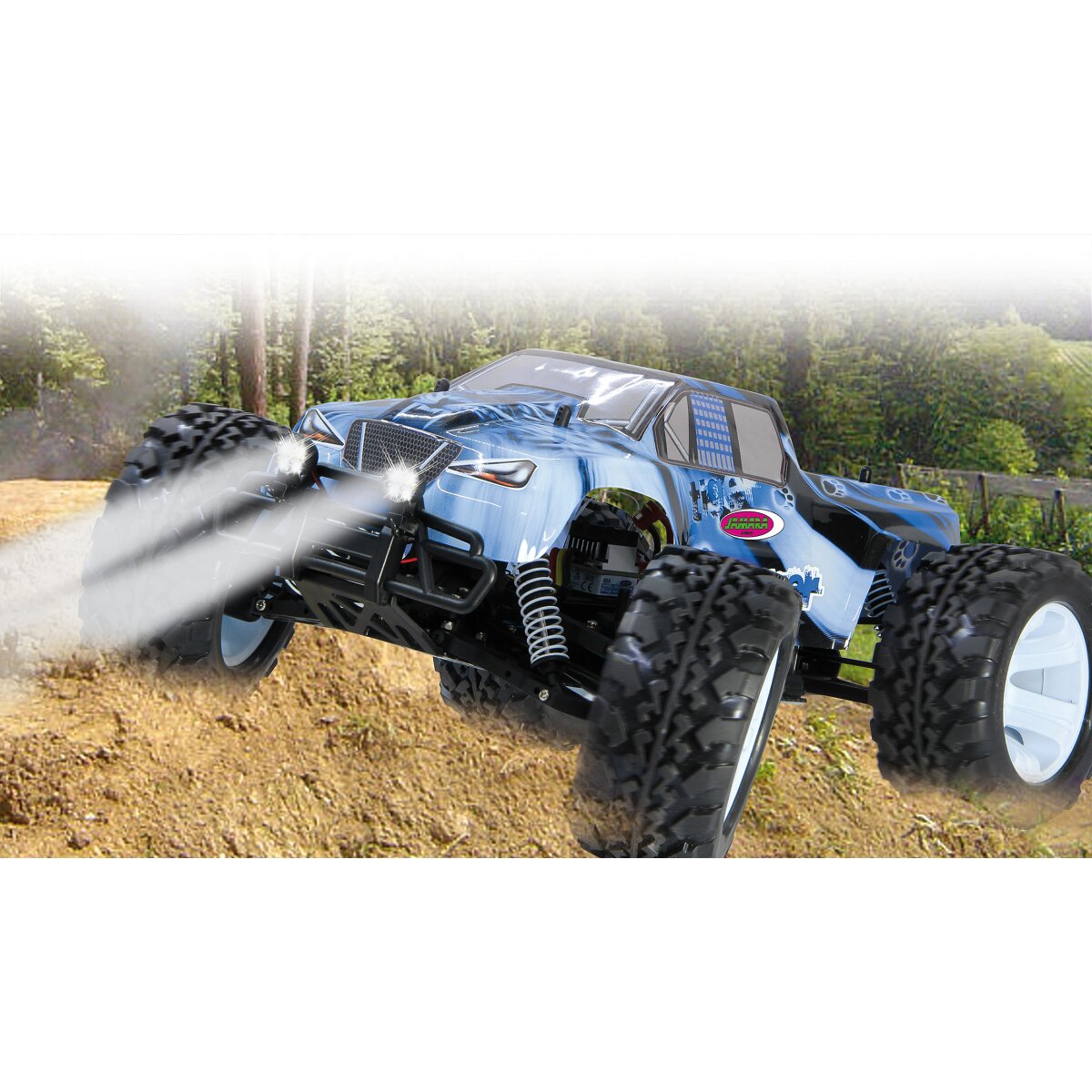 JAMARA Tiger Ice Monstertruck 4WD 1:10 NiMh 2,4GHz with LED