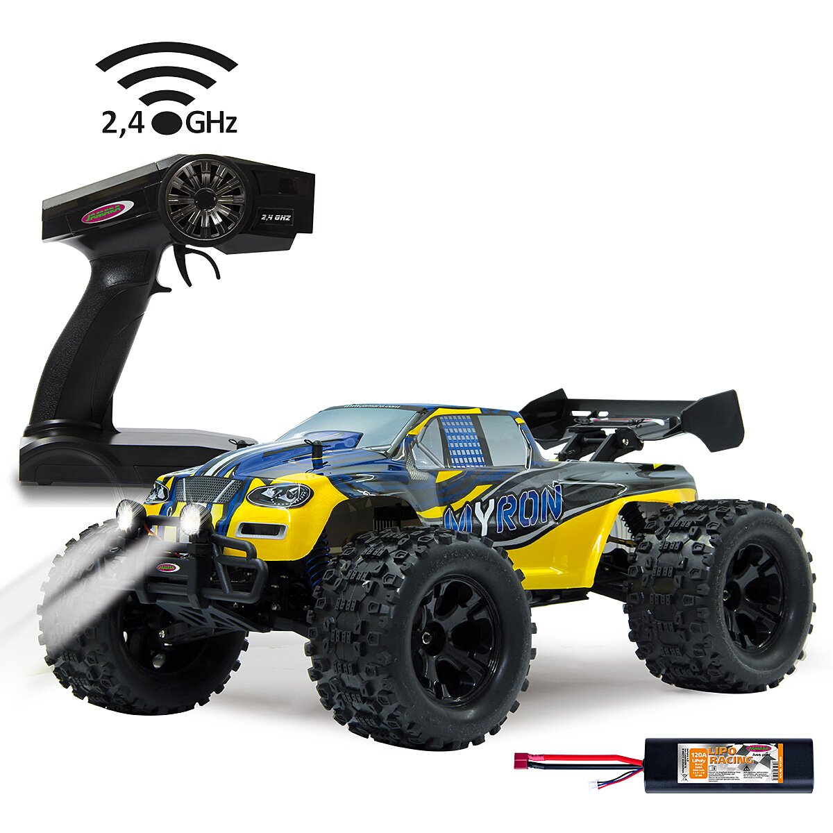 JAMARA Myron Monstertruck BL 4WD 1:10 Lipo 2,4GHz with LED