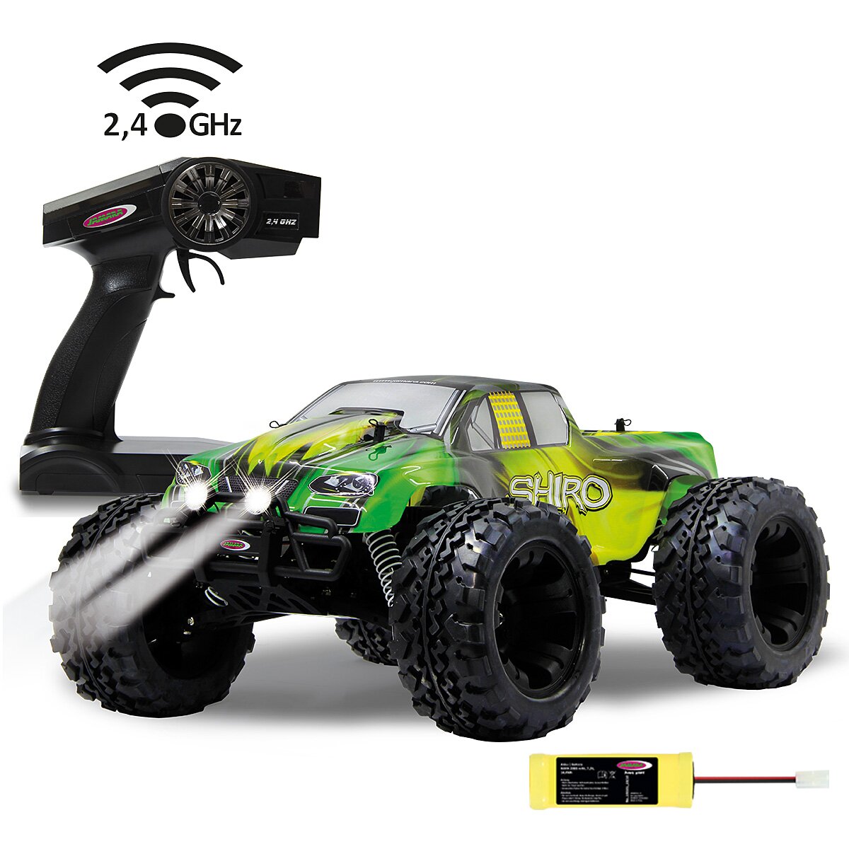 JAMARA Shiro Monstertruck 4WD 1:10 NiMh 2,4GHz with LED