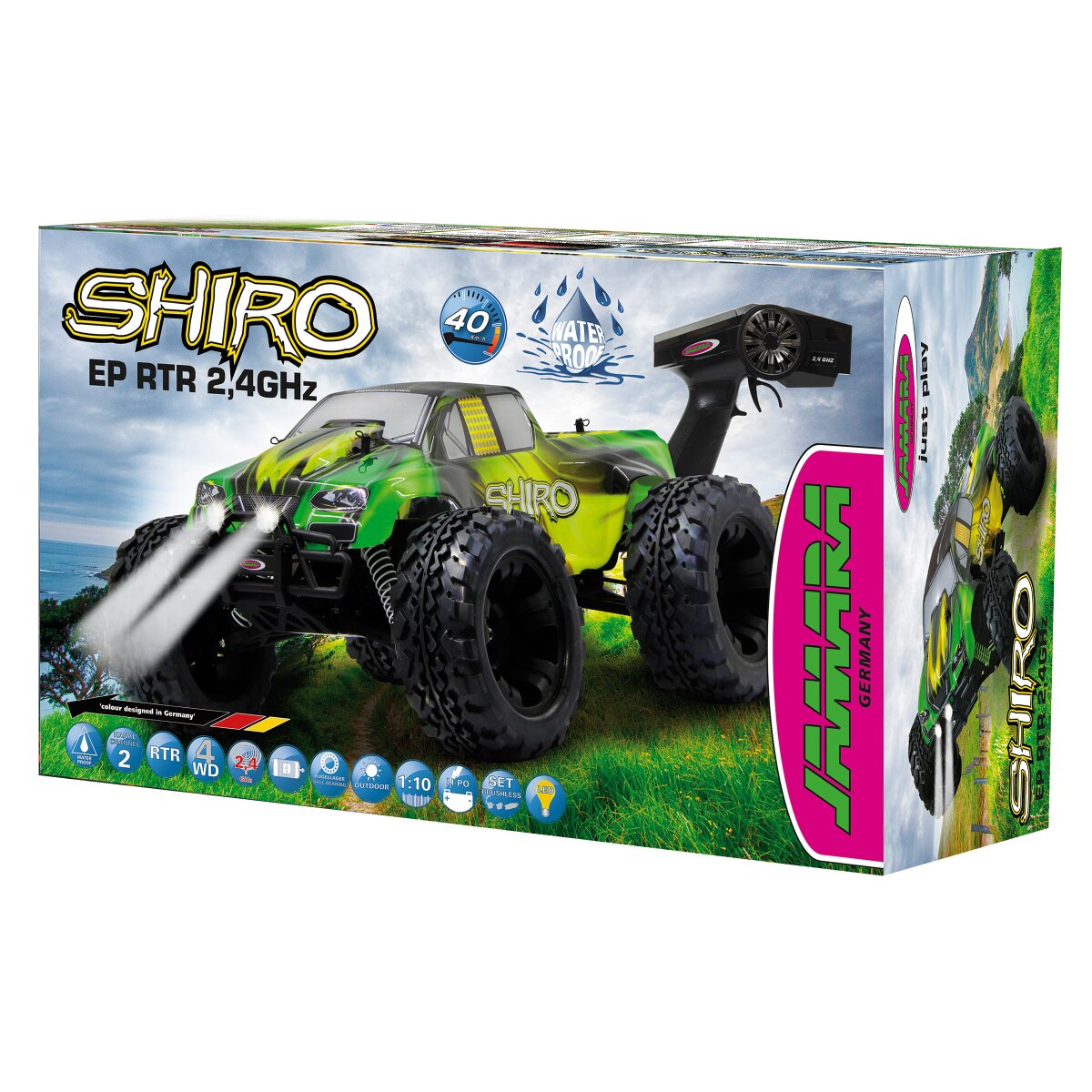 JAMARA Shiro Monstertruck 4WD 1:10 NiMh 2,4GHz with LED