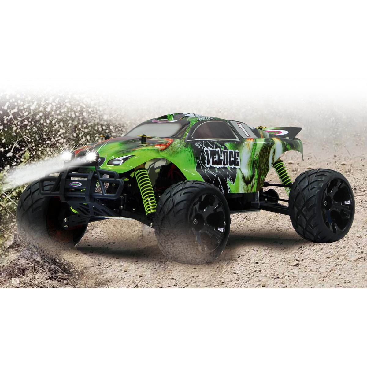 JAMARA Veloce Monstertruck 4WD 1:10 Lipo 2,4GHz with LED