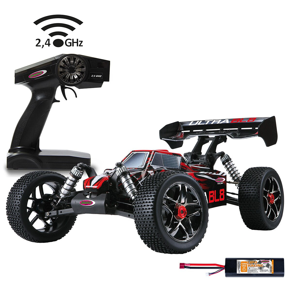 JAMARA Ultra BL8 Buggy 4WD 1:8 Lipo 2,4GHz