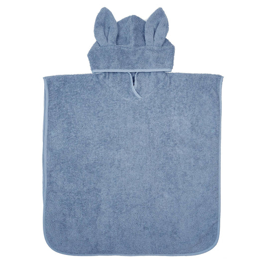 Summerville organic Ekologisk Badponcho Kanin Dammig Blå