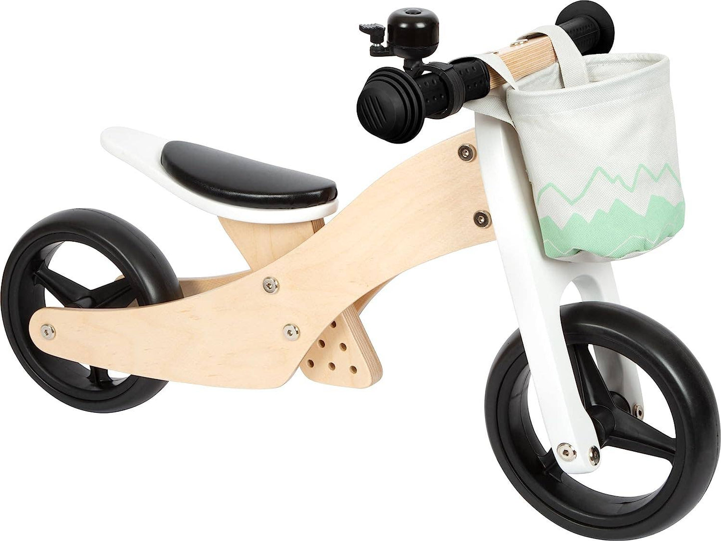 small foot 2 i 1 salvia balanscykel trike | hjul | trä