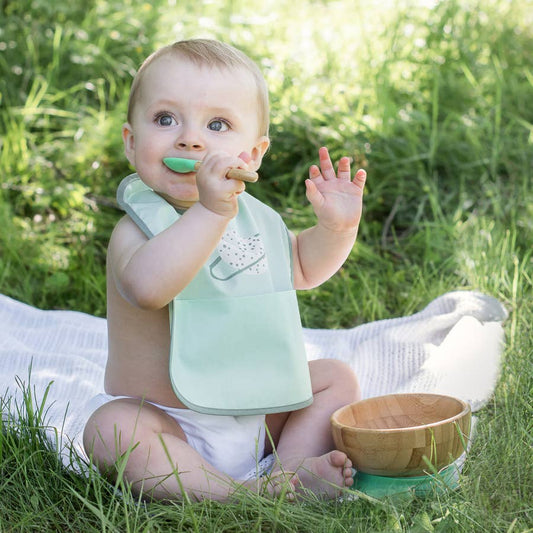 Ekologisk babyhaklapp Green Planet