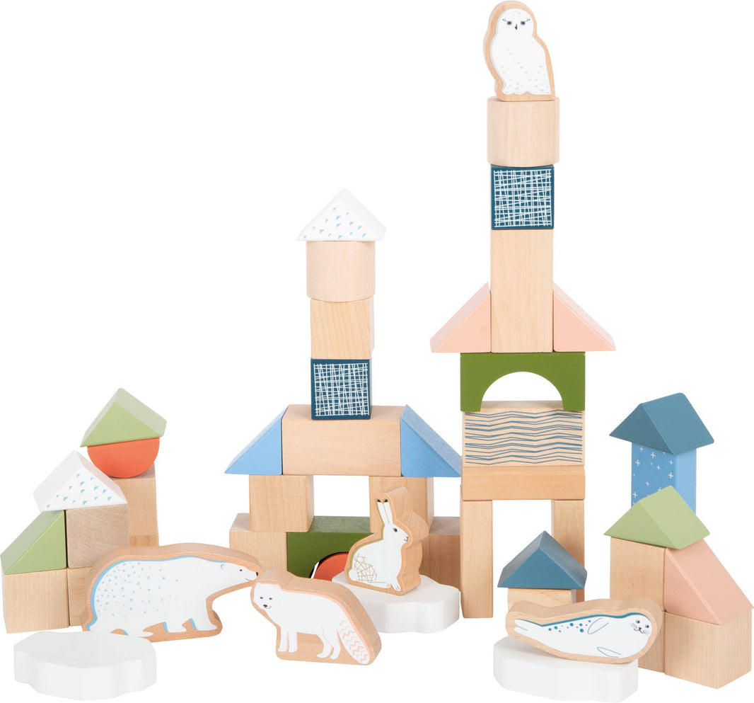 small foot Arktiska träblock