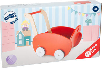 small foot - Röd dockvagn