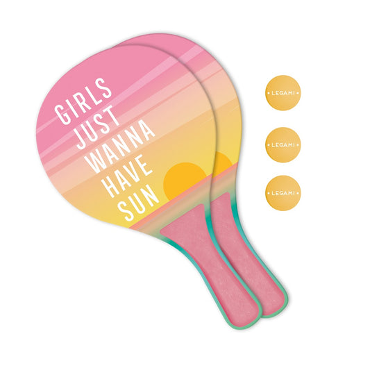 Beach Rackets, Girls just wanna have sun, Sunset