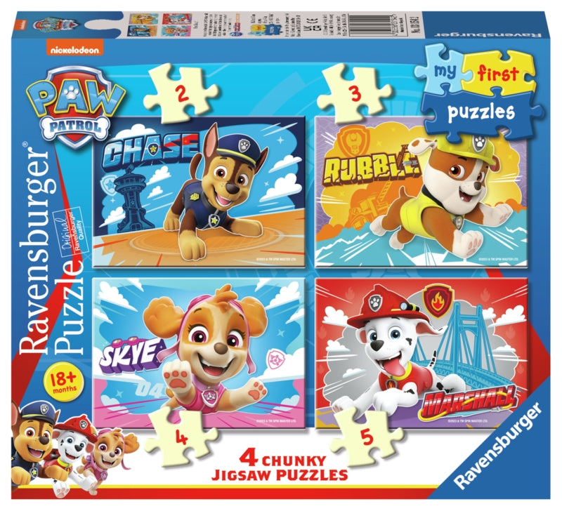 Ravensburger pussel - Paw patrol My First Puzzle 2/3/4/5 bitar