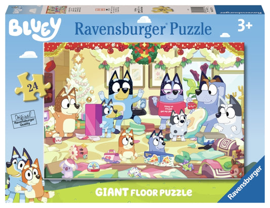 Bluey Christmas Giant floor Puzzle 24p