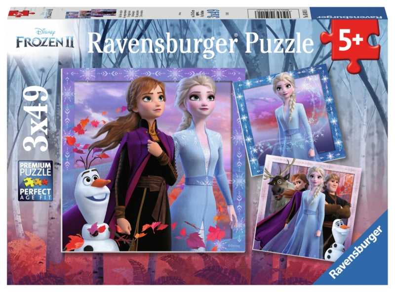 Ravensburger pussel - Frozen 2 The Journey Starts 3x49 bitar