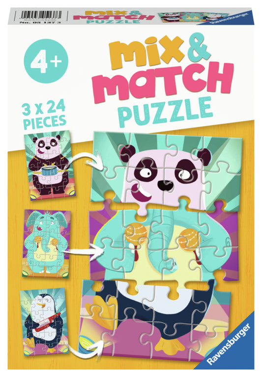 Mix & Match: Animal Rock 3x24p