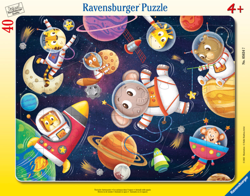 Ravensburger pussel - Animal Astronauts 40 bitar