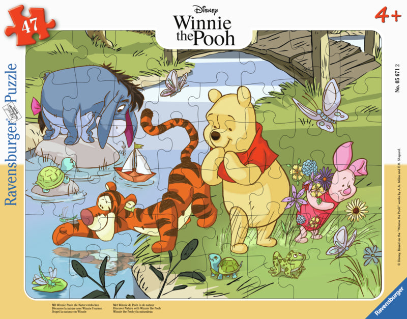 Ravensburger pussel - Discover Nature With Winnie-The-Pooh 47 bitar