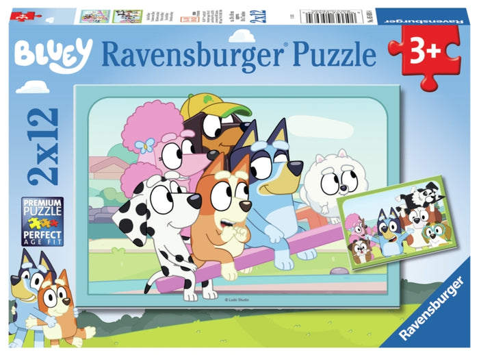 Ravensburger pussel - Fun with Bluey 2x12 bitar