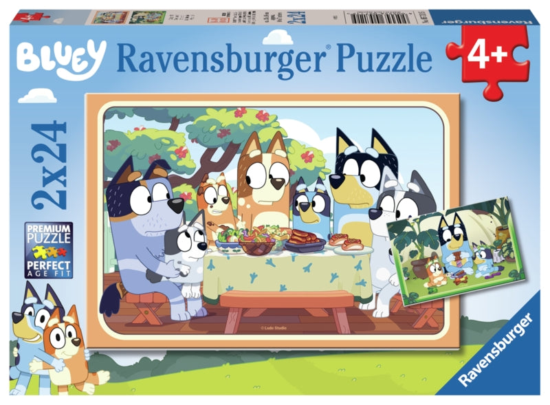 Ravensburger pussel - Bluey 2x24 bitar