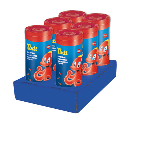Tinti Badfärg Röd Tub 10 st Tabletter/Rör
