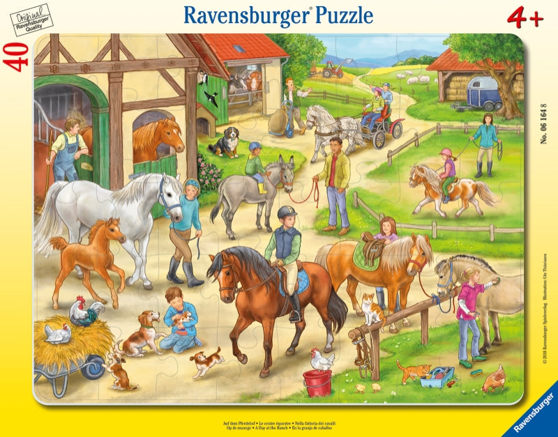 Ravensburger pussel - A Day At The Ranch 40 bitar