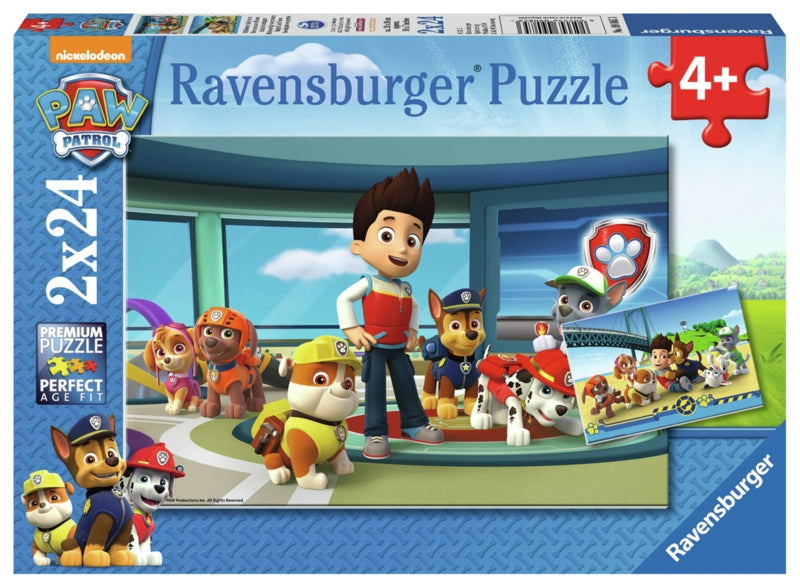 Ravensburger pussel - Paw Patrol Helpful Good Noses 2x24 bitar