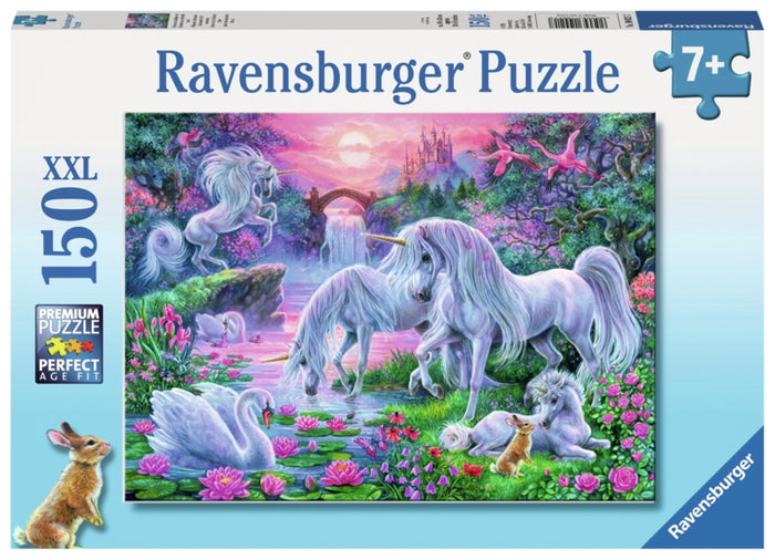 Ravensburger pussel - Unicorns In The Sunset Glow 150 bitar