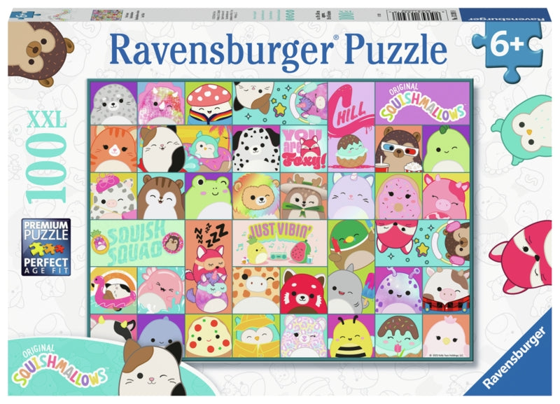 Ravensburger pussel - Squishmallows 100 bitar