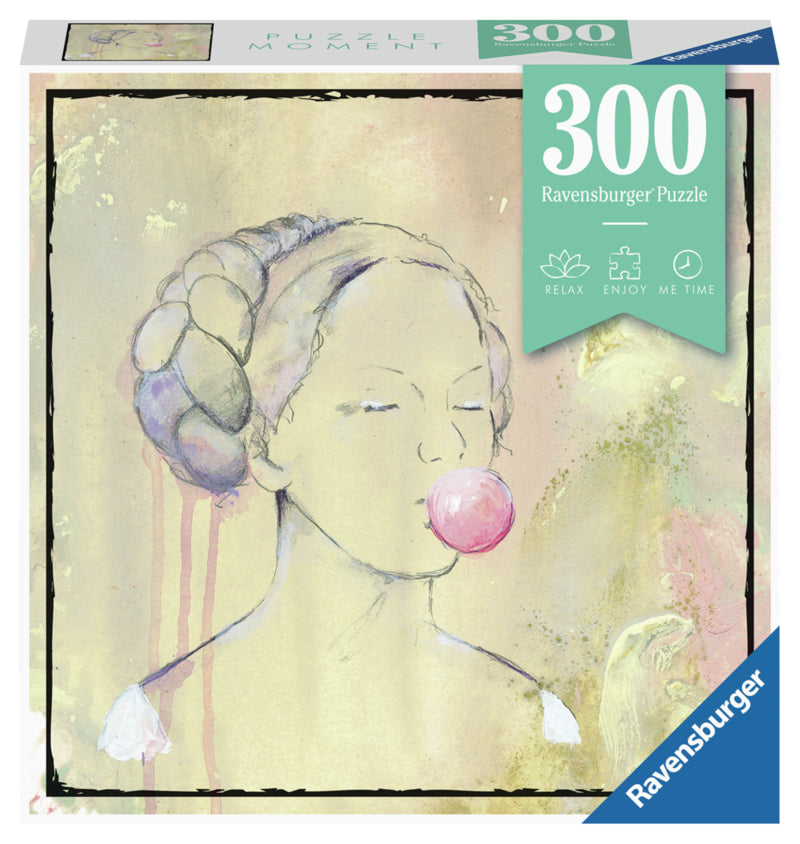 Ravensburger pussel - Bubblegum Lady 300 bitar
