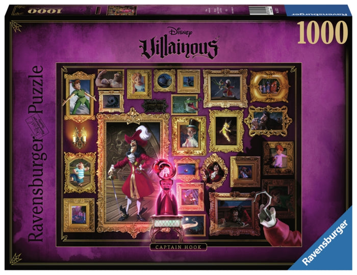 Ravensburger pussel - Villainous: Captain Hook 1000 bitar