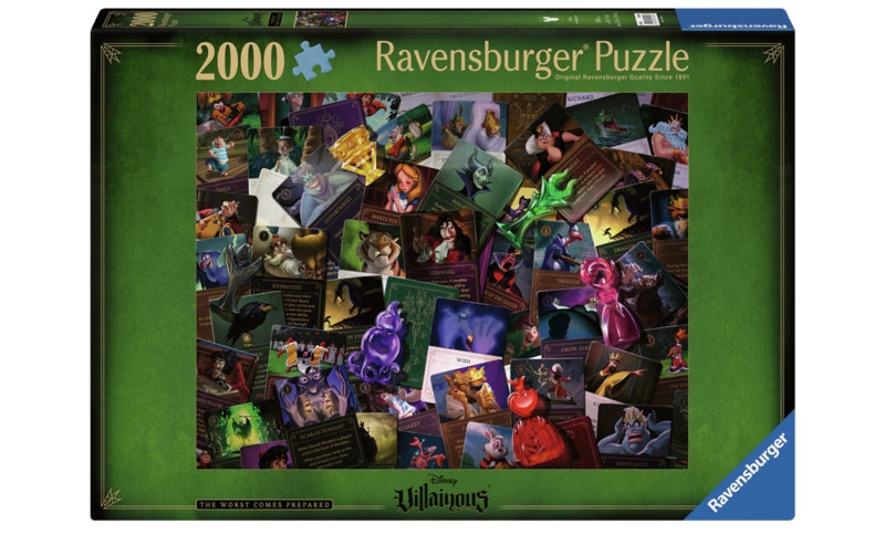 Ravensburger pussel - Villainous: All Villains 2000 bitar
