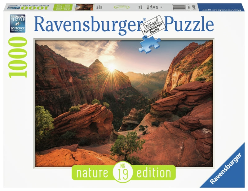 Ravensburger pussel - Zion Canyon USA 1000 bitar