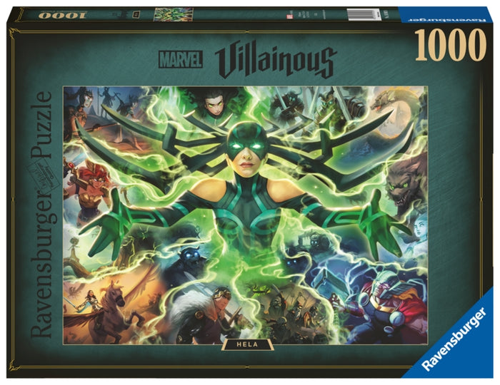 Ravensburger pussel - Villainous: Hela 1000 bitar