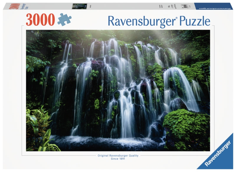 Ravensburger pussel - Waterfall Retreat Bali 3000 bitar
