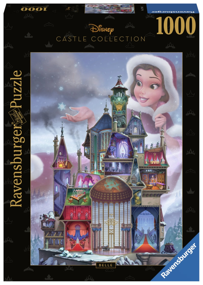 Ravensburger pussel - Disney Castles Belle 1000 bitar