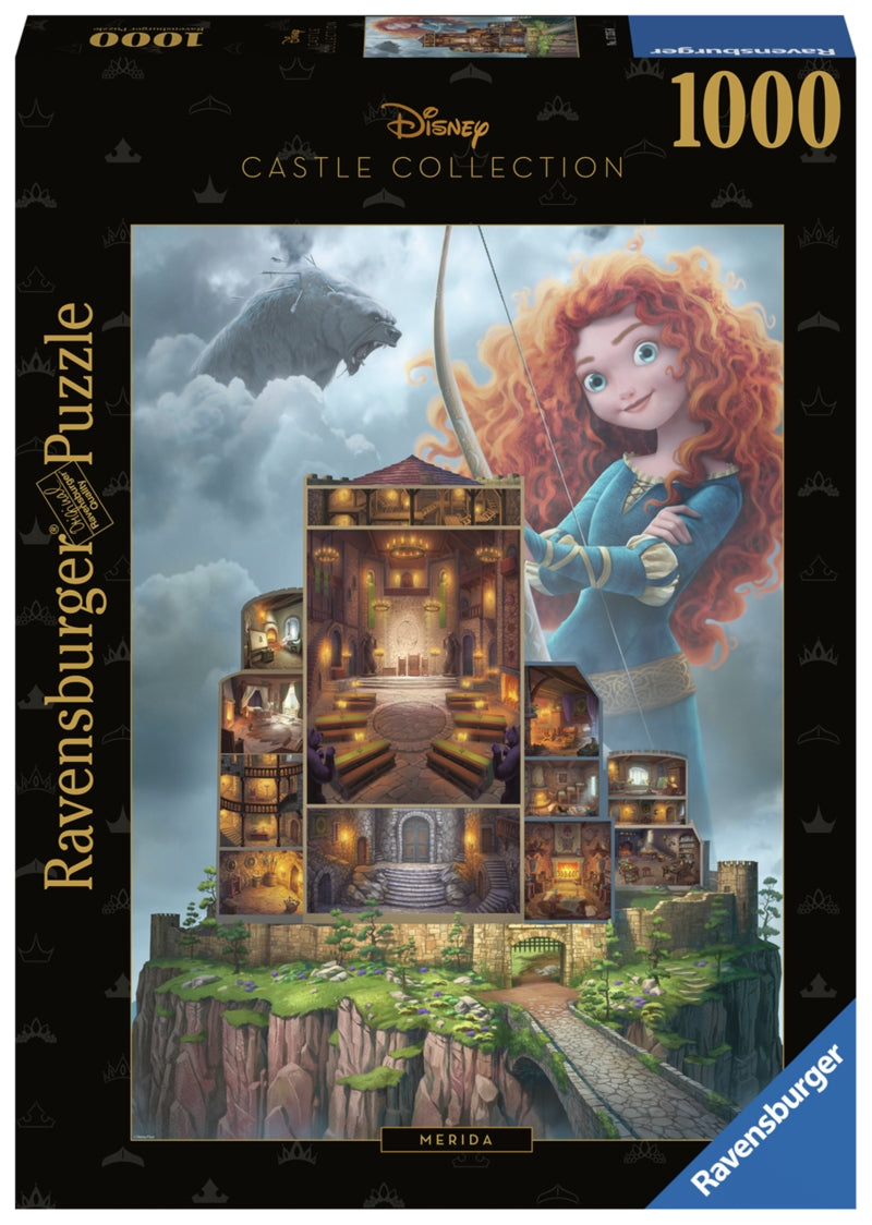 Ravensburger pussel - Disney Castles Merida 1000 bitar