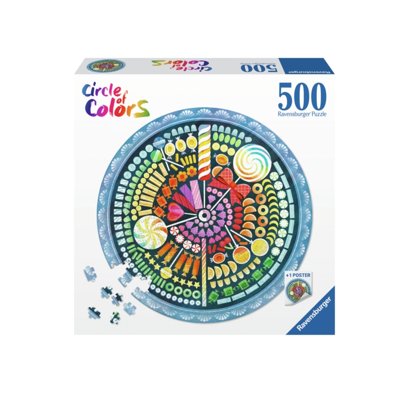 Ravensburger pussel - Circle Of Colors Candy 500 bitar