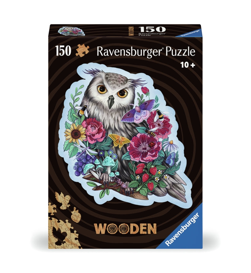 Ravensburger pussel - Wooden Owl 150 bitar