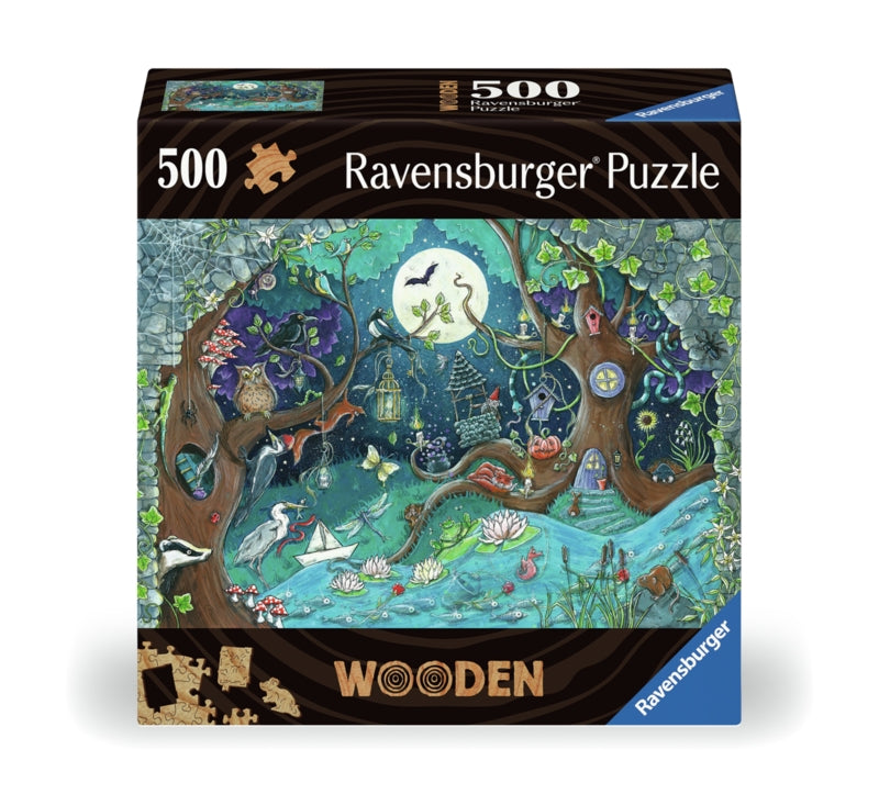 Ravensburger pussel - Wooden Fantasy Forest 500 bitar