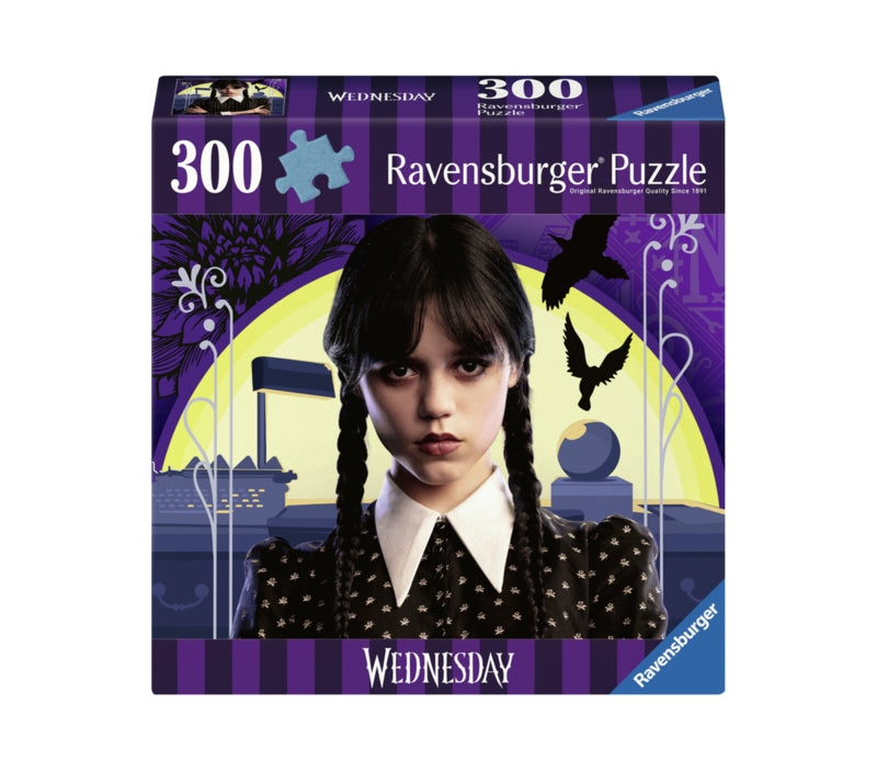 Ravensburger pussel - Wednesday No Hug Zone 300 bitar