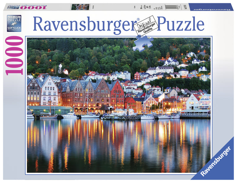 Ravensburger pussel - Bergen Norway 1000 bitar