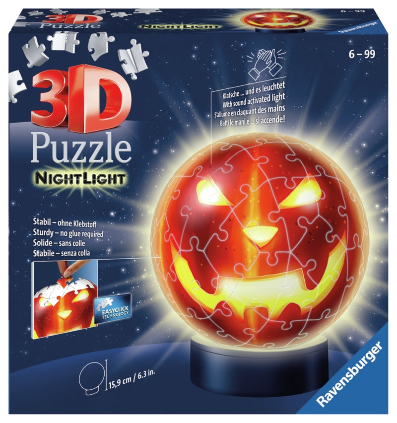 Pumpkin Night Light 3D Ball 72p