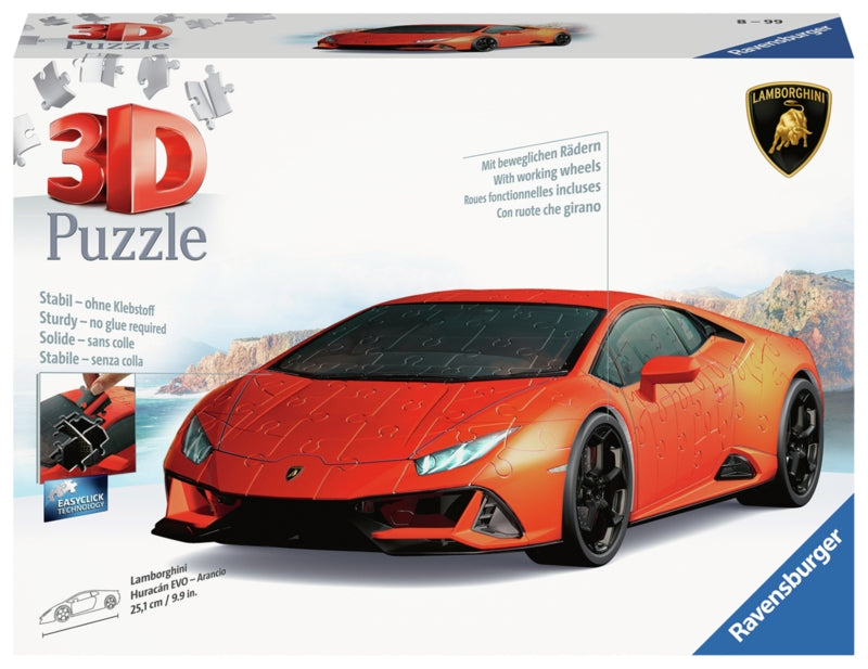 Ravensburger pussel - Lamborghini Huracán MK2 108 bitar